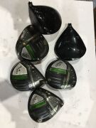 Quantity of 6 x Callaway Epic Max Driver Heads only (Condition Unknown)