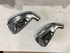 DNL Quantity of 2 x Callaway Apex 7 Iron Heads only, Right Hand (New in plastic) - 2