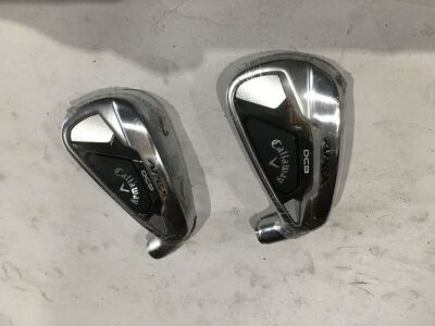 Quantity of 2 x Callaway Apex DCB 7 Iron Heads only, Right Hand (New in plastic)