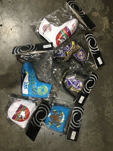 Quantity of 6 x various Putter Head Covers