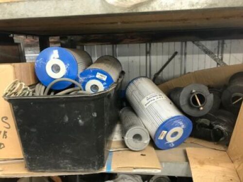 Contents of Rack including; PVC fittings; Fixture brackets; Sundry items