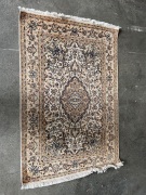 Hali Importers Persian Silk Floor Rug - Kashan PA6499 (1.86m x 128m) - 3