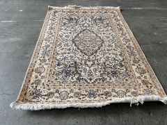 Hali Importers Persian Silk Floor Rug - Kashan PA6499 (1.86m x 128m) - 2