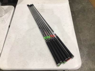 Bundle of 3 x Apex 21 Elevate ETS 105 and 2 x Apex 21 Elevate ETS 95 and 1 x Apex 21 Elevate ETS 115 steel club shafts 