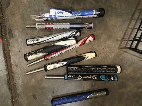 Quantity of 9 x various Golf Putter Grips (Demo)