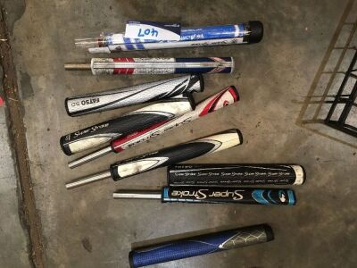 Quantity of 9 x various Golf Putter Grips (Demo)