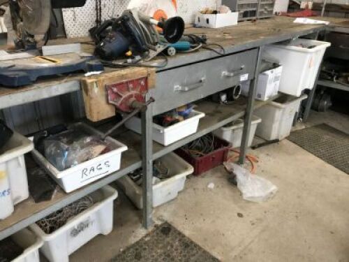 Work Bench, 6000 x 800 x 900mm H