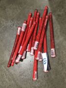 Quantity of 14 x Golf Pride Golf Club Grips only, Red