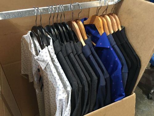 Quantity of 14 x various Men's Polo Shirts or Jumpers, sizes mostly Small & some XXL