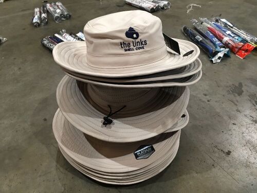 Quantity of 12 x Air Bucket Hats, "The Links Shell Cove"