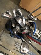 Used Golf Clubs, approx 23 Clubs & Bag - 2