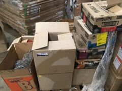 Pallet containing approx 14 x Cartons of various Food & Drinks including; Chips; Pump Water; Chocolate; Sauce & Coffee - 7