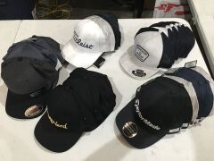 Quantity of 27 x various Golf Caps including; TaylorMade, Titleist, Bushwood, Golf Nerd & Cuater
