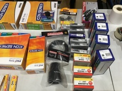 Box of fuel and emission hoses, ignition lead sets, multiple packs of spark plugs, ignition coils gloves etc. Please refer to images of items. - 2