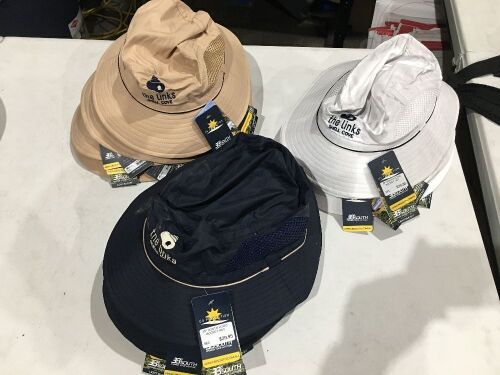Quantity of 18 x The Links Shell Cove Bucket Hats