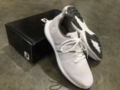 FJ Flex Men's Golf Shoes, White, size: 12 - 2