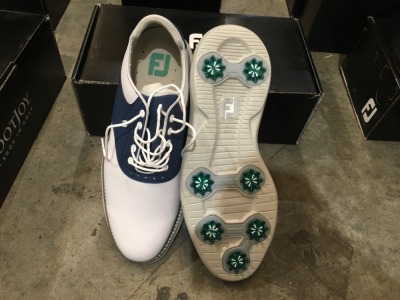 FJ Traditions Men's Golf Shoes, code: 57901A, colour: White, size: 9.5
