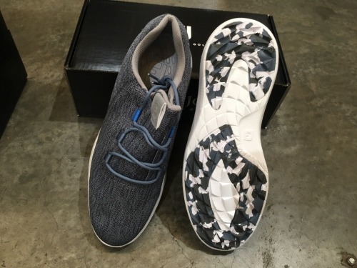 FJ Flex Men's Golf Shoes, code: 56137A, Blue/Grey, size: 12