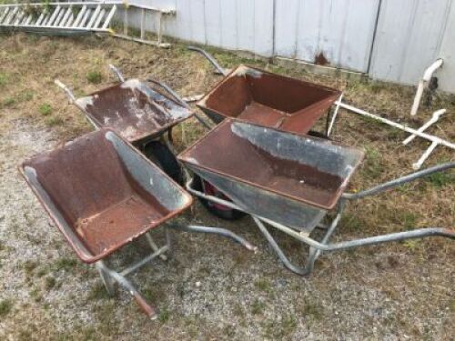 Quantity of 4 Wheel Barrows