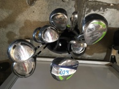 Young Gun Golf Clubs including; 8 x 15° Drivers (4 x Left & 4 x Right) 4 x 7 Irons (1 x Left & 3 x Right) - 2