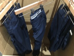 Quantity of 6 x pairs of Under Armour Junior Shorts or Pants, Navy, sizes: 10, 12, 14, 16 - 2