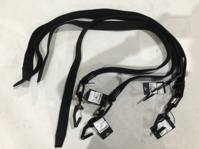 Quantity of 4 x Cuater Belts, Black