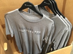 Quantity of 4 x Travis Mathew T-Shirts, Grey, sizes: M, L, XL