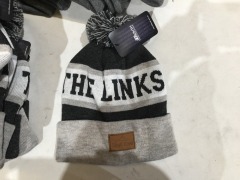 Quantity of 30 x The Links Shell Cove Beanies with Pom Pom, 3 x varieties - 2