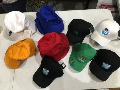 Quantity of 20 x Bucket Hats or Caps, Shanx or the Shell labelled