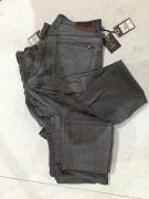 Quantity of 6 x pairs of Travis Mathew Legacy Jeans, Grey, sizes: 32, 34, 36, 38