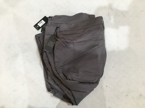 Quantity of 4 x pairs of Travis Mathew Trifecta 2 Pants, Grey, sizes: 36, 38, 40