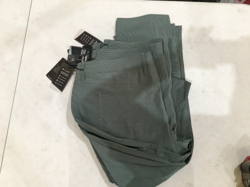 Quantity of 6 x pairs of Travis Mathew Beckladdin Balsam Green Pants, sizes: 36, 38, 40