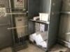 Steel Fabricated Mobile Storage Rack, 2 Tier, 1050 x 840 x 2250mm H, and Steel fabricated roll dispensing rack