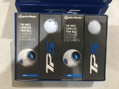 Quantity of 8 x packs of 12 TaylorMade TP5 Golf Balls - 2