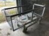 Stock Trolley, Fabricated galvanised steel/mesh, Rubber tyre