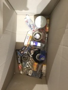 Box of miscellaneous items, ignition coil, halogen  globes, led light, steering and suspension etc. Please refer to images of items. - 3