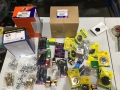 Box of starter motors, alternators, windscreen washer, thermostats, radiator caps, windscreen pumps etc. Please refer to images of items. - 2