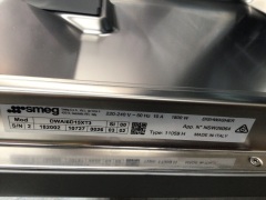 Smeg 60cm Diamond Series Semi Integrated Dishwasher DWAI6D15XT3 - 2