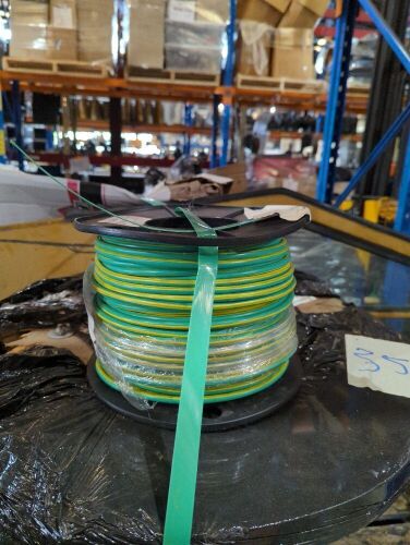 16mm2 building wire. Please refer to images of items.