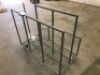 Miscellaneous Rack/Trollies comprising; 1 x Fabricated stock trolley; 3 x Fabricated pallet dollies; 1 x Galvanised steel shelf