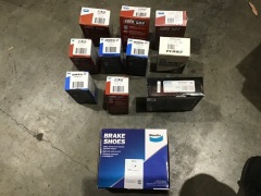 Box of disc pads, brake shoes, brake pad kits etc. Please refer to images of items. - 4