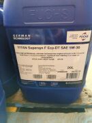 2 Tubs of  Fuchs Titan Supersyn F Eco-DT SAE 5W-30 and 2 Tubs of  Fuchs Titan Cargo MAXX SAE 10W-40. Please refer to images of items. - 2