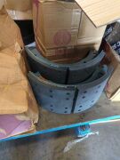 Bulk pallet of Pro Comp wheel, drum brake pads, various lengths of electrical cables, brake drum, nuts, shock absorbers.  Please refer to images of items. - 10