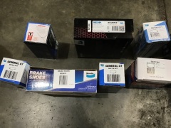 Box of various of brake pads. Please refer to images of items. - 2