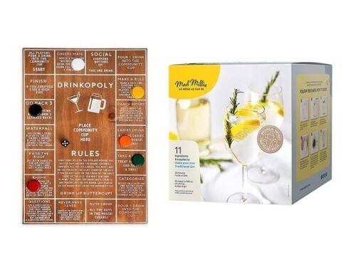 Refinery Drinkopoly 15054 and Mad Millie Handcrafted Gin Kit 12502
