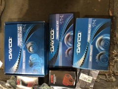 Box of timing belt kits protection kits and other car products. Please refer to images of items. - 4