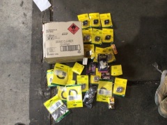 Box of brake cleaner and other car products. Please refer to images of items. - 2