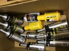 Box of brake cleaner, fuel system cleaner etc. Please refer to images of items. - 2