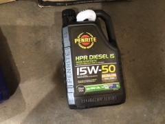 3 x Burson 15W40 gas motor oil and 4 x Penrite 15W - 50 Diesel. Please refer to images of items. - 3