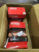 Box of gas shock absorbers, Ryco transmission gaskets etc. Please refer to images of items. - 2